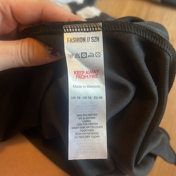 NWT new. fashion szn plus size zebra mesh maxi dress size 14 - Picture 6 of 7